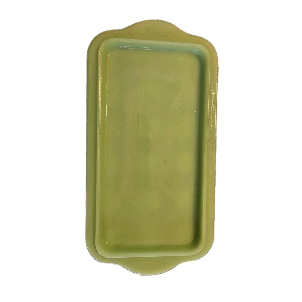 Vintage 1940's Fire King Jadeite Philbe Refrigerator Dish Lid Only